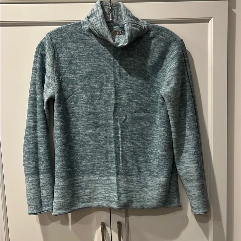 Like New J.Jill Blue/green Cowl Neck Sweater